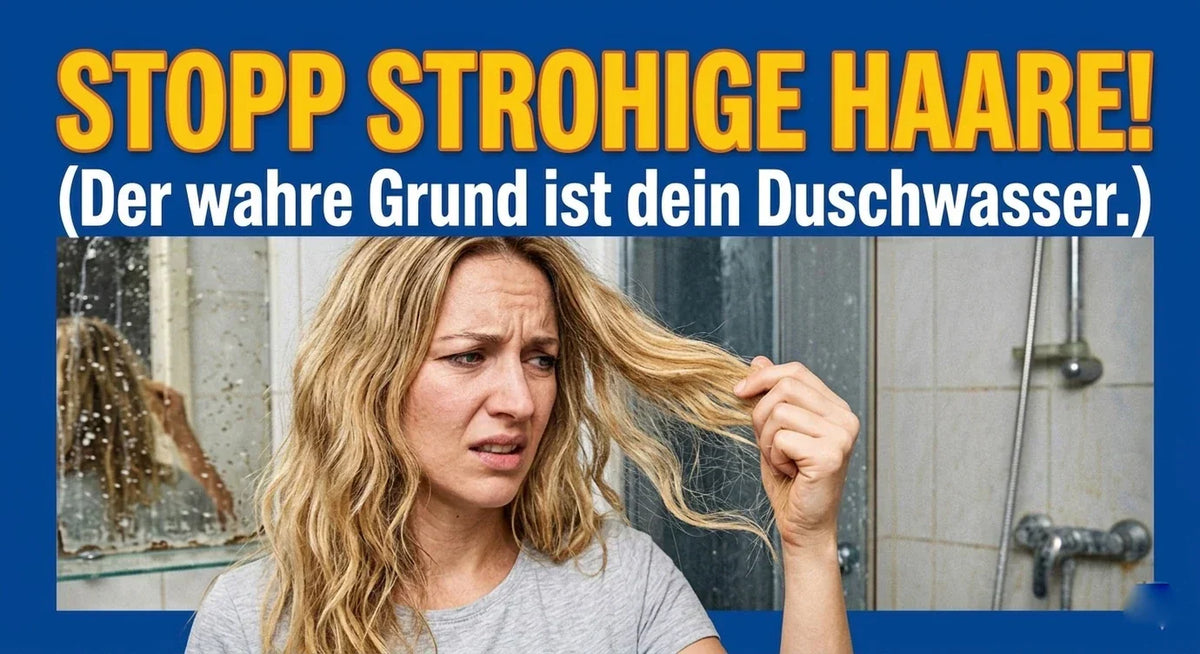 Kalkhaltiges Wasser & Haare: Ursachen, Folgen und die beste Lösung