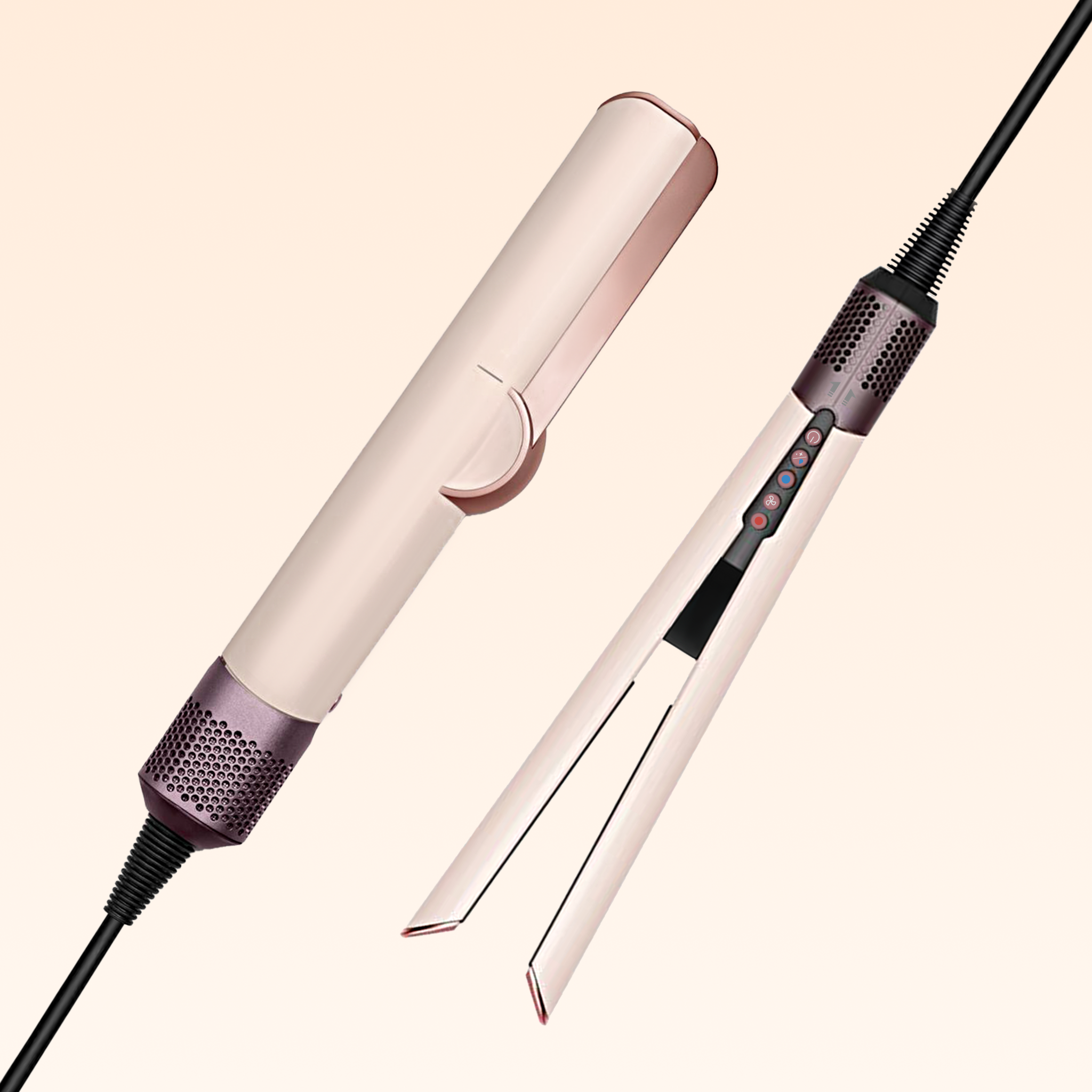 2-in-1 Hochgeschwindigkeits-Glätteisen